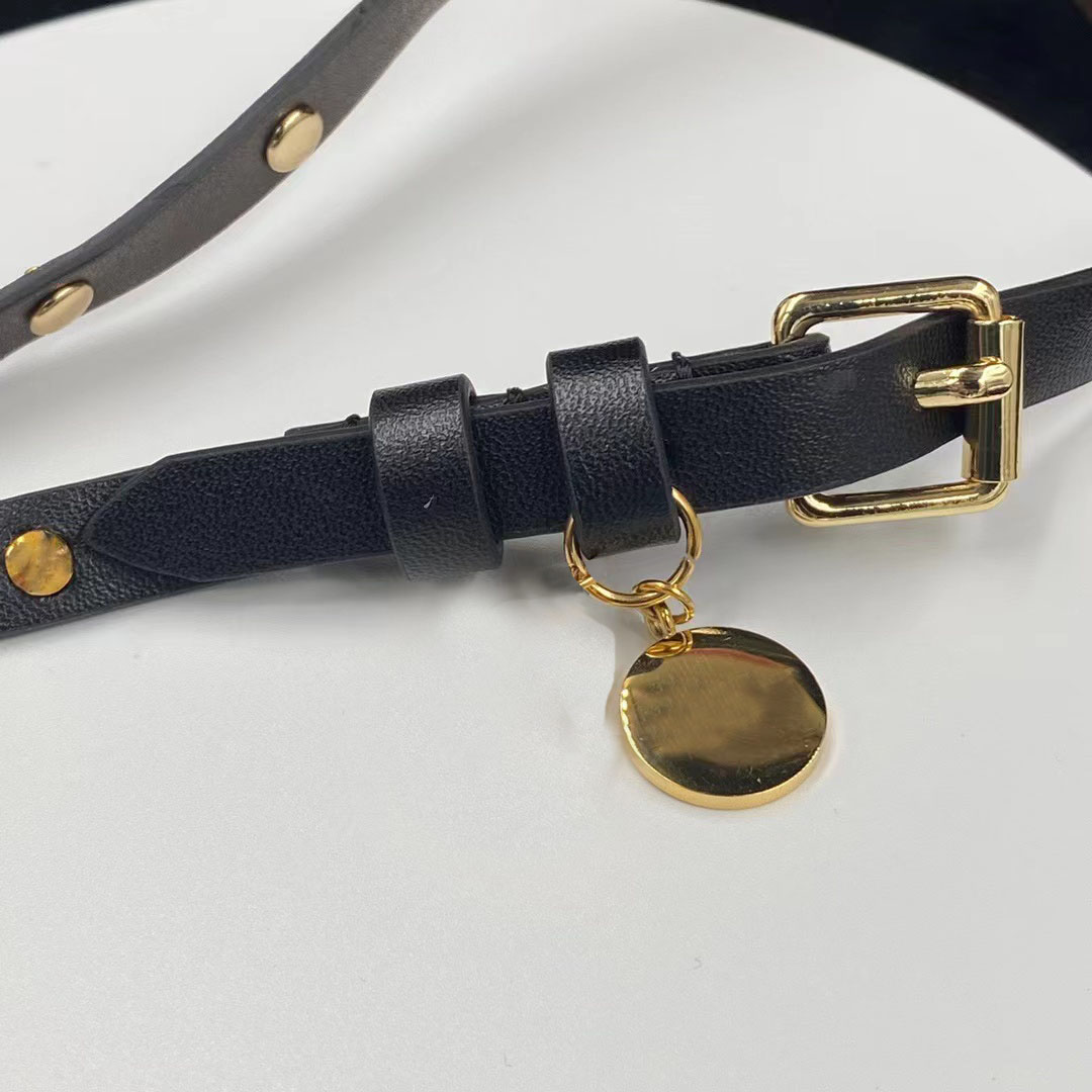 cowhide Choker Necklace bracelet Women Girl Name Word Collar Buckle Necklaces gift sexy Jewelry