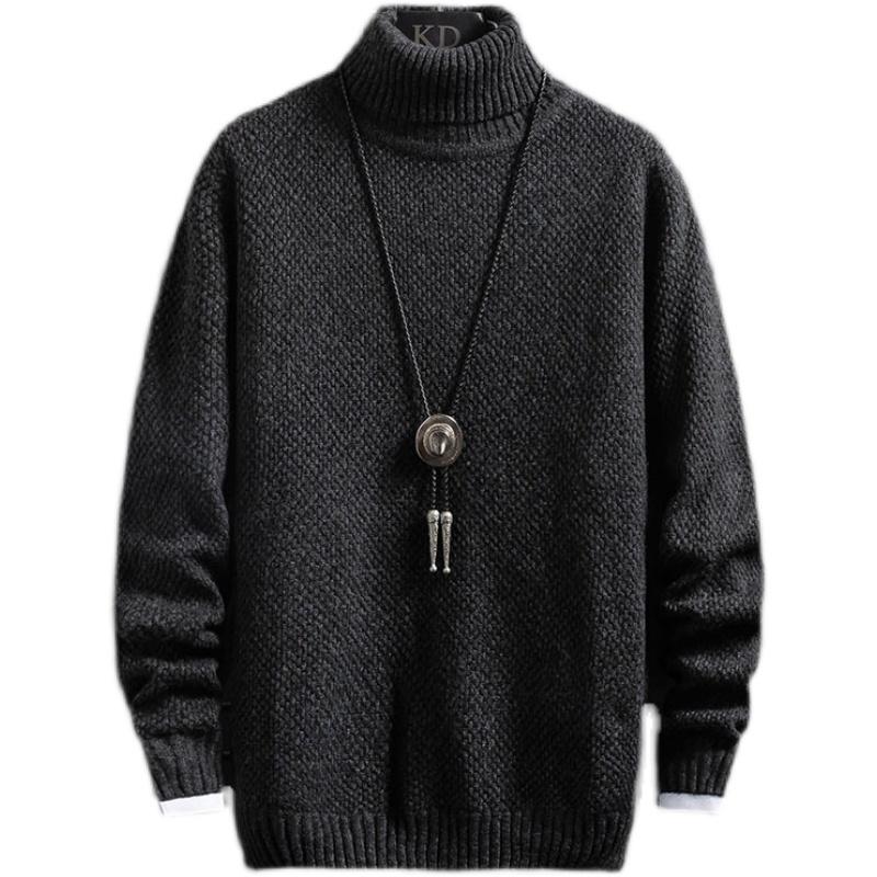 Men's Sweaters Turtleneck Men Solid Pullovers Winter Knitted Sweater Black Gery Warm Clothing, White;black
Men's Sweaters Turtleneck Men Solid Pullovers Winter Knitted Sweater Black Gery Warm Clothing, White;black