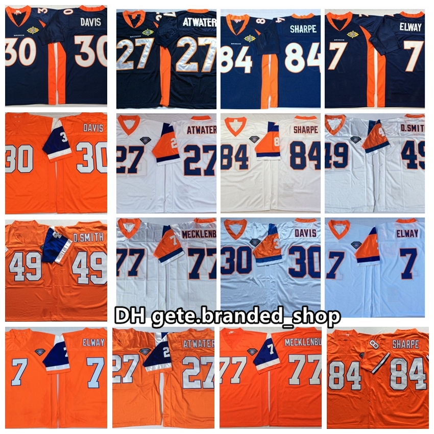 Denver Broncos Mens 7 John Elway 27 Atwater 30 Davis 77 Mecklenburg 57 Tom Jackson 65 Zimmerman 84 Sharpe 49 Smith Football Jersey, Black;red
Denver Broncos Mens 7 John Elway 27 Atwater 30 Davis 77 Mecklenburg 57 Tom Jackson 65 Zimmerman 84 Sharpe 49 Smith Football Jersey, Black;red
