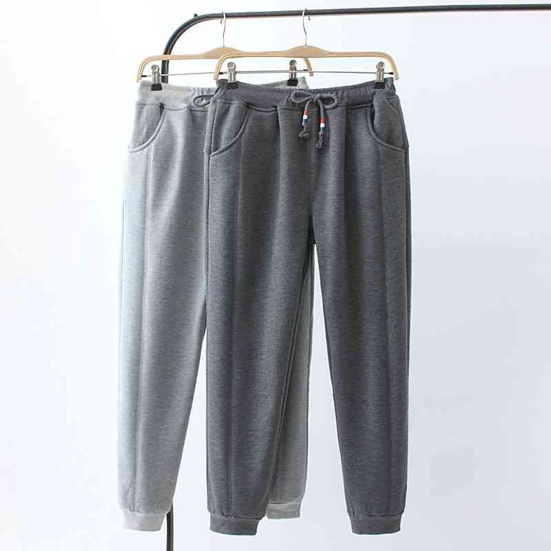 Winter High Waist Lamb Wool Pants Women Solid Drawstring Thick Trousers Casual Cotton Sweatpants Female Plus Size 210607, Dark gray
Winter High Waist Lamb Wool Pants Women Solid Drawstring Thick Trousers Casual Cotton Sweatpants Female Plus Size 210607, Dark gray