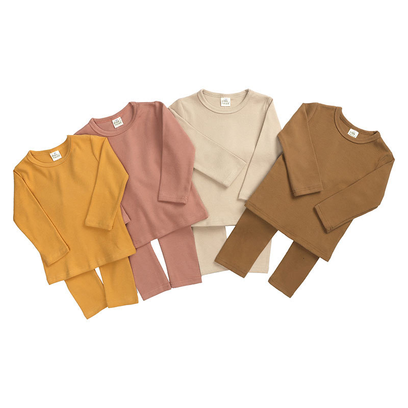 2021 New Soild Color Boys Sets Spring Autumn Kids Clothes Girls Pajamas Cotton Long Sleeve Sleepwear+pant Toddler Clothing Y1cj, Brown
2021 New Soild Color Boys Sets Spring Autumn Kids Clothes Girls Pajamas Cotton Long Sleeve Sleepwear+pant Toddler Clothing Y1cj, Brown
