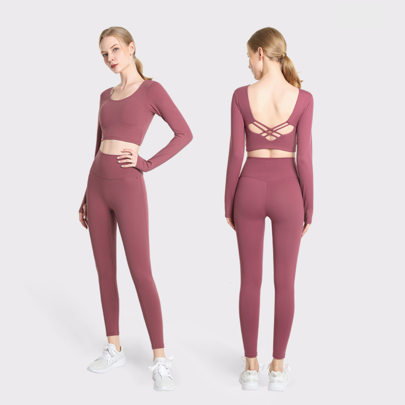 2021 Women Without Sewing Set of Fitness Sports Gym Suits Cloth Yoga Long Sleeve High Waist Running Leggings Sweat Pants Shirts Tbks, Hazy powder
2021 Women Without Sewing Set of Fitness Sports Gym Suits Cloth Yoga Long Sleeve High Waist Running Leggings Sweat Pants Shirts Tbks, Hazy powder