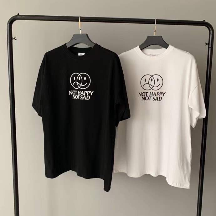 2021 New 21ss Oversized Shop Happy Not Sad T-shirt Men Women Top Quality Vetements T-shirts Vtm Tee 82tt, White
2021 New 21ss Oversized Shop Happy Not Sad T-shirt Men Women Top Quality Vetements T-shirts Vtm Tee 82tt, White