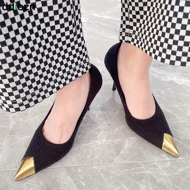 Dress Shoes Woman Pumps Heeled For Women Sandals 2022 Spring Fashion Ladies Pointed Toe High Heels Slip-On Female, Black
Dress Shoes Woman Pumps Heeled For Women Sandals 2022 Spring Fashion Ladies Pointed Toe High Heels Slip-On Female, Black