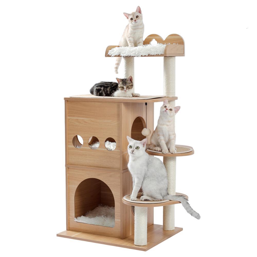 2021 New Tree 5-tier Modern Cat Tower Sky Castle with Two Cozy Condo S, Luxury Perch and Interactive Spring Ball F0ui
2021 New Tree 5-tier Modern Cat Tower Sky Castle with Two Cozy Condo S, Luxury Perch and Interactive Spring Ball F0ui