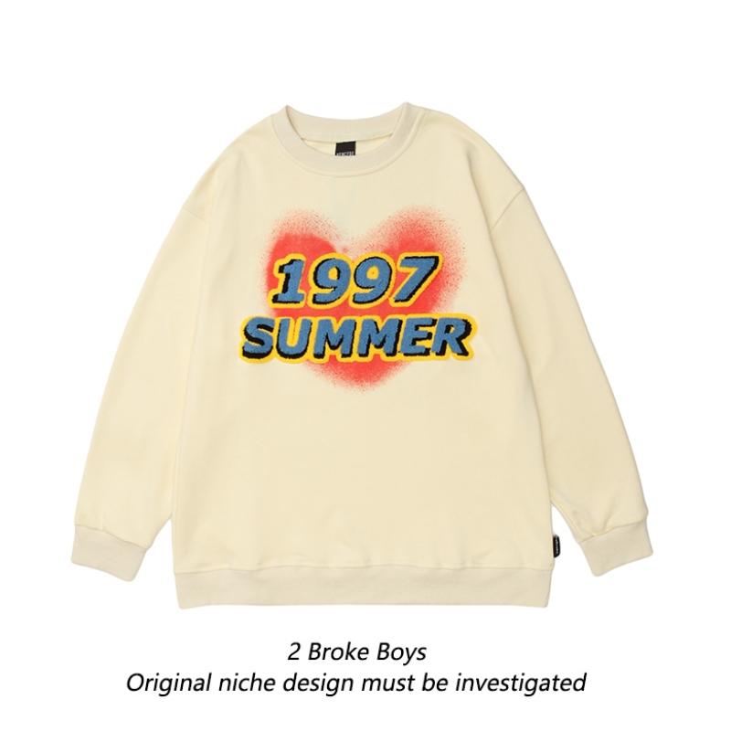 Men's Hoodies & Sweatshirts 2021 American Retro Vintage Round Neck Apricot Casual Thin Towel Embroidery INS Sweater, Black
Men's Hoodies & Sweatshirts 2021 American Retro Vintage Round Neck Apricot Casual Thin Towel Embroidery INS Sweater, Black