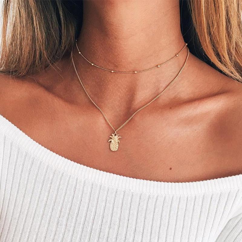 Pendant Necklaces Miss JQ Bohemia Alloy Beaded Chain Multi Layer Pineapple Necklace For Women Personality Clothing Jewelry Accessories
Pendant Necklaces Miss JQ Bohemia Alloy Beaded Chain Multi Layer Pineapple Necklace For Women Personality Clothing Jewelry Accessories