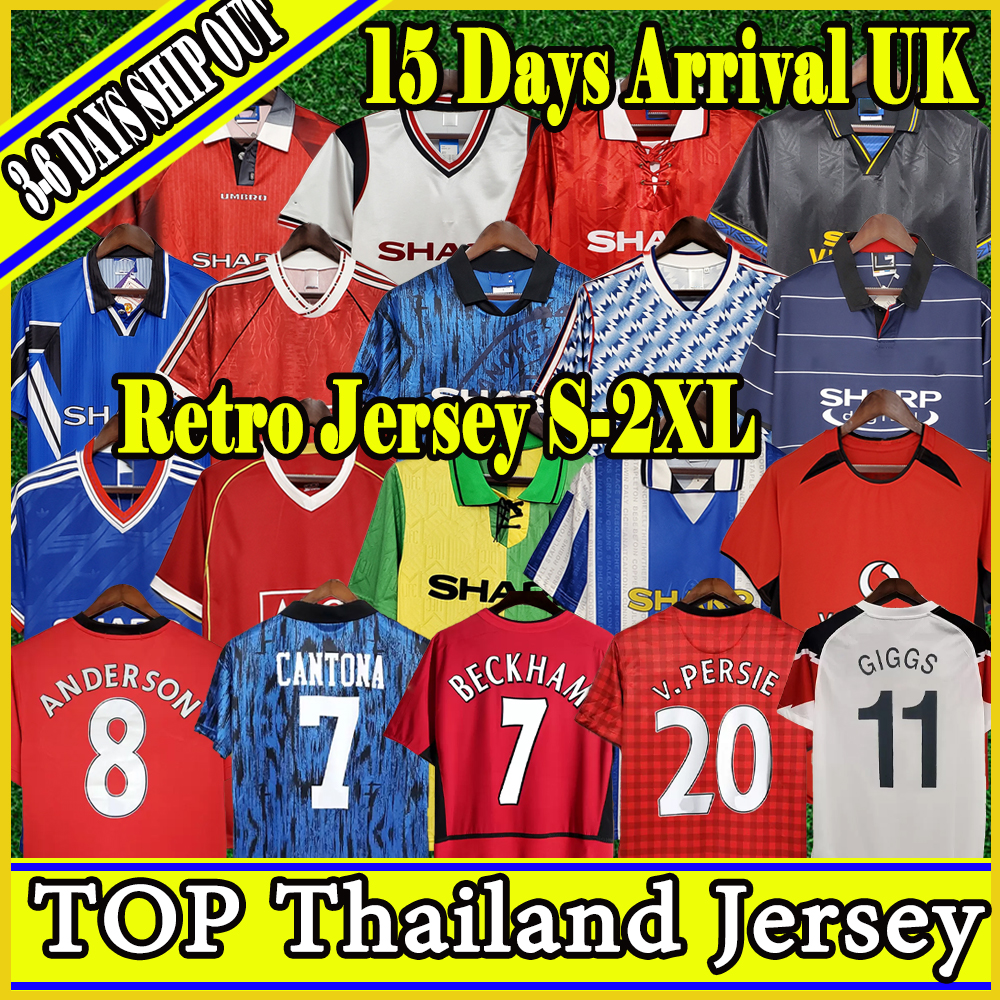 1991 1998 RETRO Soccer Jerseys Man 2007 08 BARTHEZ UNITED BECKHAM KEANE GIGGS RONALDO SCHOLES 1994 96 CHICHARITO v. PERSIE classic Football Shirt Home Away 3rd Kit Utd, 2000 2001 home
1991 1998 RETRO Soccer Jerseys Man 2007 08 BARTHEZ UNITED BECKHAM KEANE GIGGS RONALDO SCHOLES 1994 96 CHICHARITO v. PERSIE classic Football Shirt Home Away 3rd Kit Utd, 2000 2001 home