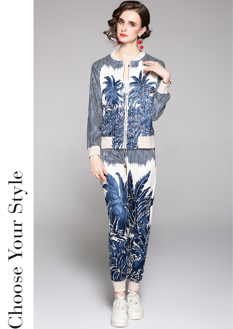 Luxury Sports Pants Sets Women 2021 Runway Retro Print Zipper Jackets Coat + Elegant Long Trousers Spring Autumn Female Fashion Designer Run, White
Luxury Sports Pants Sets Women 2021 Runway Retro Print Zipper Jackets Coat + Elegant Long Trousers Spring Autumn Female Fashion Designer Run, White
