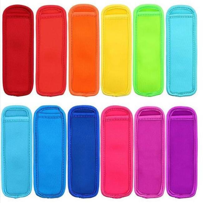16 colors Antifreezing Popsicles Bags Tools Freezer Icy Pole Popsicle Holders Reusable Neoprene Insulation Ice Pop Sleeves Bag for Kids Summer
16 colors Antifreezing Popsicles Bags Tools Freezer Icy Pole Popsicle Holders Reusable Neoprene Insulation Ice Pop Sleeves Bag for Kids Summer