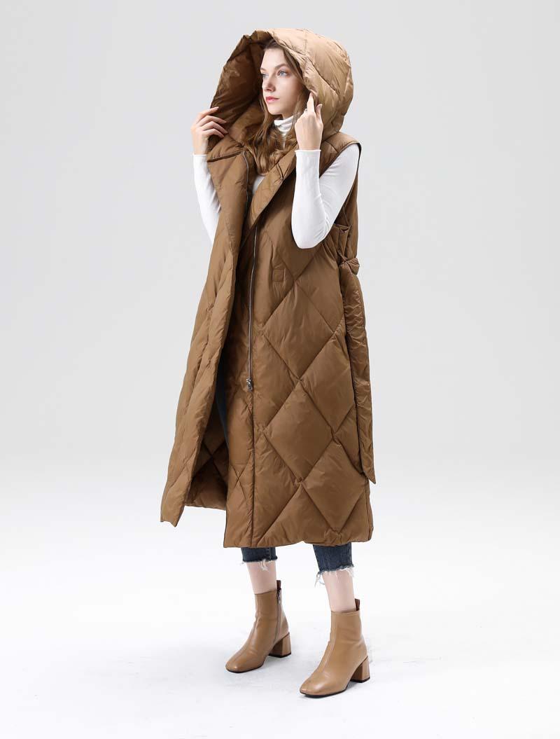 Women's Vests Long Winter Coat Vest Hooded Sleeveless Thick Warm Down Pockets Quilted Female Jacket Outdoor, Black;white
Women's Vests Long Winter Coat Vest Hooded Sleeveless Thick Warm Down Pockets Quilted Female Jacket Outdoor, Black;white