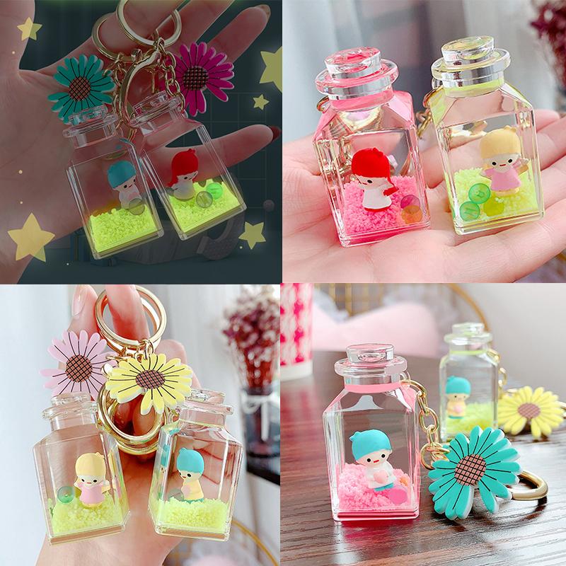 Keychains Luminous Angel Doll Keychain Moving Liquid Daisy Key Fob Quicksand Acrylic Keyring Car Bag Trinket Jewelry Couple Girl Boy Gift
Keychains Luminous Angel Doll Keychain Moving Liquid Daisy Key Fob Quicksand Acrylic Keyring Car Bag Trinket Jewelry Couple Girl Boy Gift