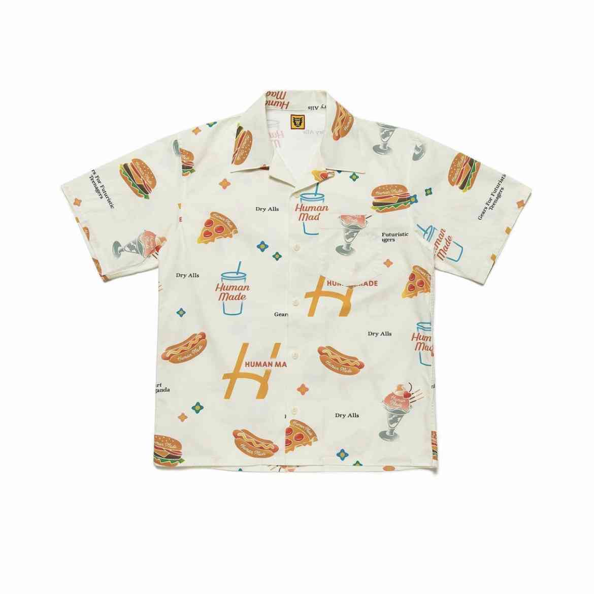 Human made junkfood Aloha Shirt, White