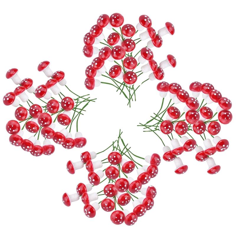 Decorative Flowers & Wreaths 200Pcs Mini Foam Mushroom For Garden Ornament Flower Pots Bonsai Landscape Decor (Red)
Decorative Flowers & Wreaths 200Pcs Mini Foam Mushroom For Garden Ornament Flower Pots Bonsai Landscape Decor (Red)