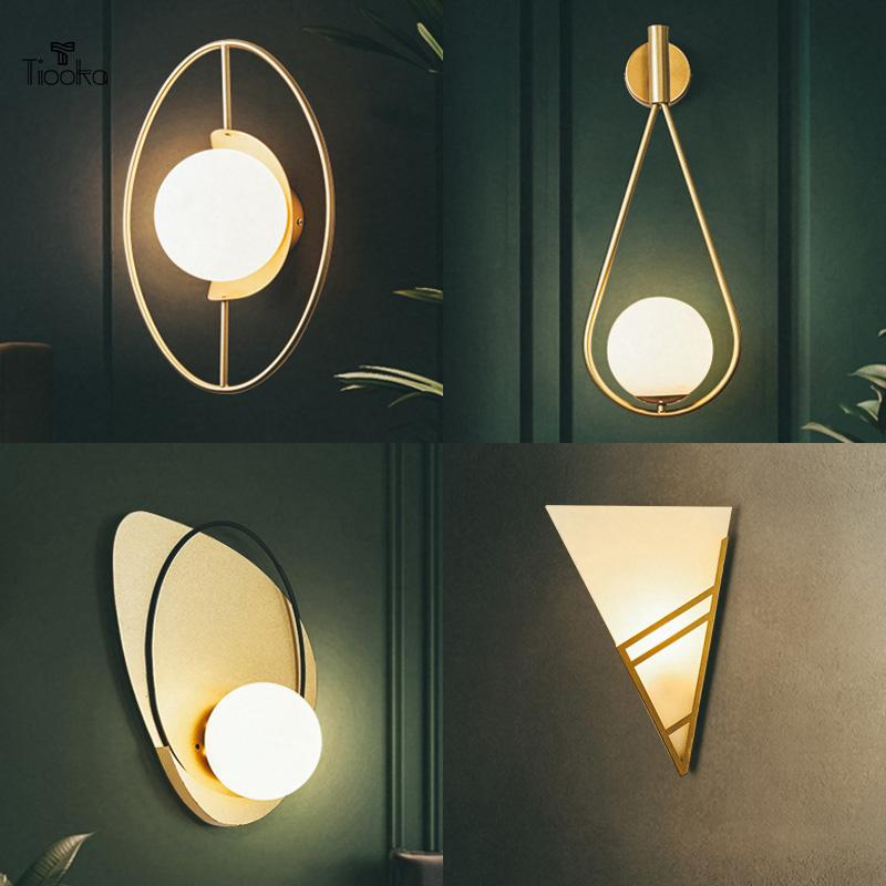 Tiooka Nordic Minimalist Glass Wall-Lamp Dining Room Gold Copper Metal Sconces Fixture for Bedroom Stair Restaurant-Bar-Lighting
Tiooka Nordic Minimalist Glass Wall-Lamp Dining Room Gold Copper Metal Sconces Fixture for Bedroom Stair Restaurant-Bar-Lighting