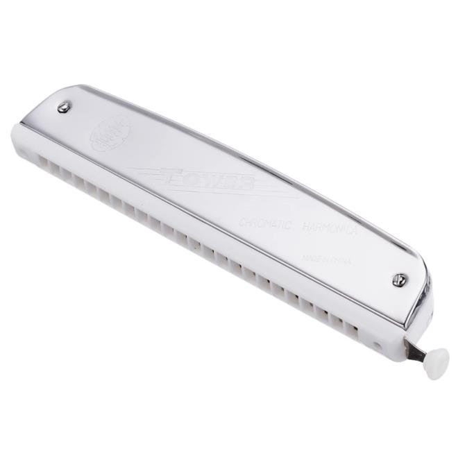 24 Holes Chromatic Harmonica C Key Slive Professional Mouth Organ Portable Tremolo Mini Harps Woodwind Instruments