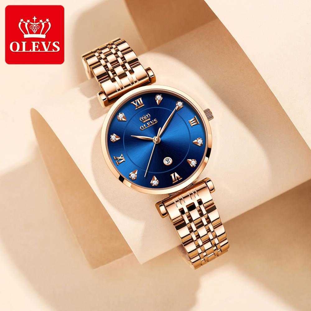OLEVS Top Brand Women Fashion Quartz Watch Waterproof Luxury Watches Stainless Steel Strap Date Clock Lady 210616, Bronze
OLEVS Top Brand Women Fashion Quartz Watch Waterproof Luxury Watches Stainless Steel Strap Date Clock Lady 210616, Bronze