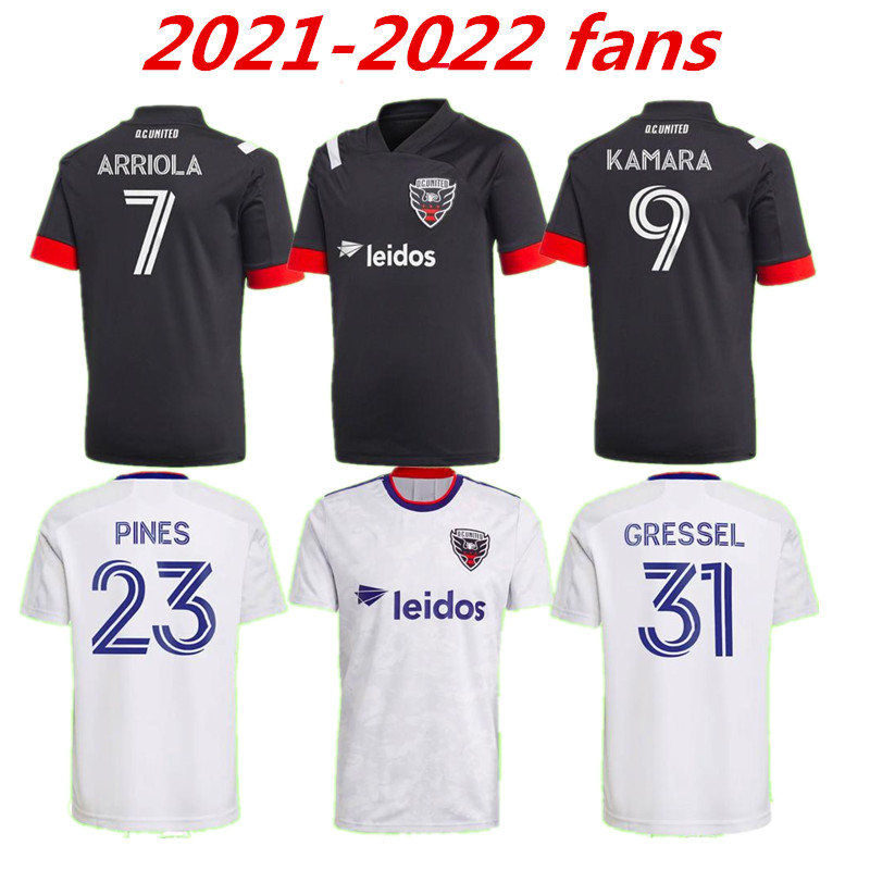 2021 2022 D.C. United Soccer Jersey ROONEY Gressel Pines Arriola Flores Kamara 21 22 DC Black White home away Football Shirt Thai Quality 999
2021 2022 D.C. United Soccer Jersey ROONEY Gressel Pines Arriola Flores Kamara 21 22 DC Black White home away Football Shirt Thai Quality 999