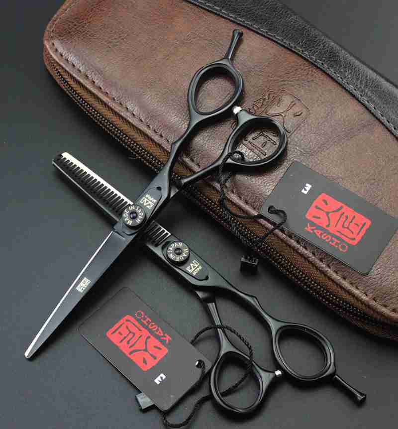 new arrival professional barber hair cutting scissors 5.5 inch/6.0 inch 6CR sier/black/rose golden free shipping