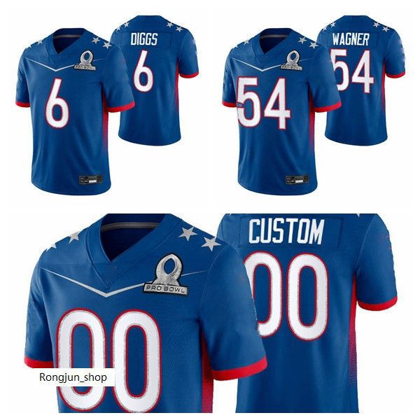Seattle Men Seahawk Women Youth 54 Bobby Wagner 6 Quandre Diggs Royal Game 2022 NFC Pro Bowl Football Jersey
Seattle Men Seahawk Women Youth 54 Bobby Wagner 6 Quandre Diggs Royal Game 2022 NFC Pro Bowl Football Jersey