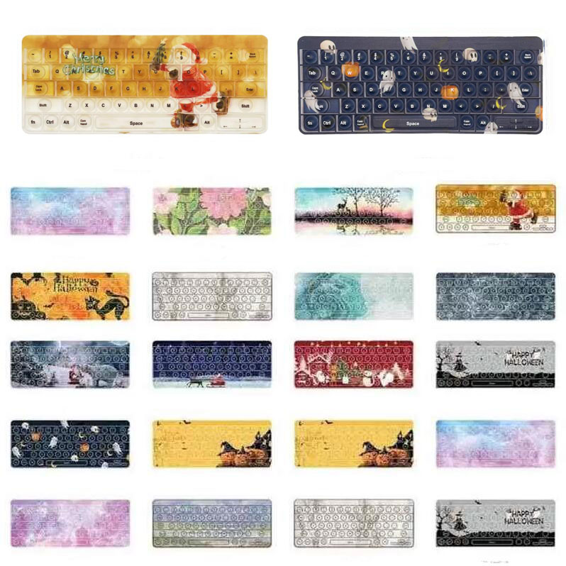 26.8*10.7CM Fidget Toys Bubble Pioneer Christmas Painting Halloween Xmas Scene Sensory Push Keyboard Fingertip Board Game Puzzle Decompression Toy
26.8*10.7CM Fidget Toys Bubble Pioneer Christmas Painting Halloween Xmas Scene Sensory Push Keyboard Fingertip Board Game Puzzle Decompression Toy