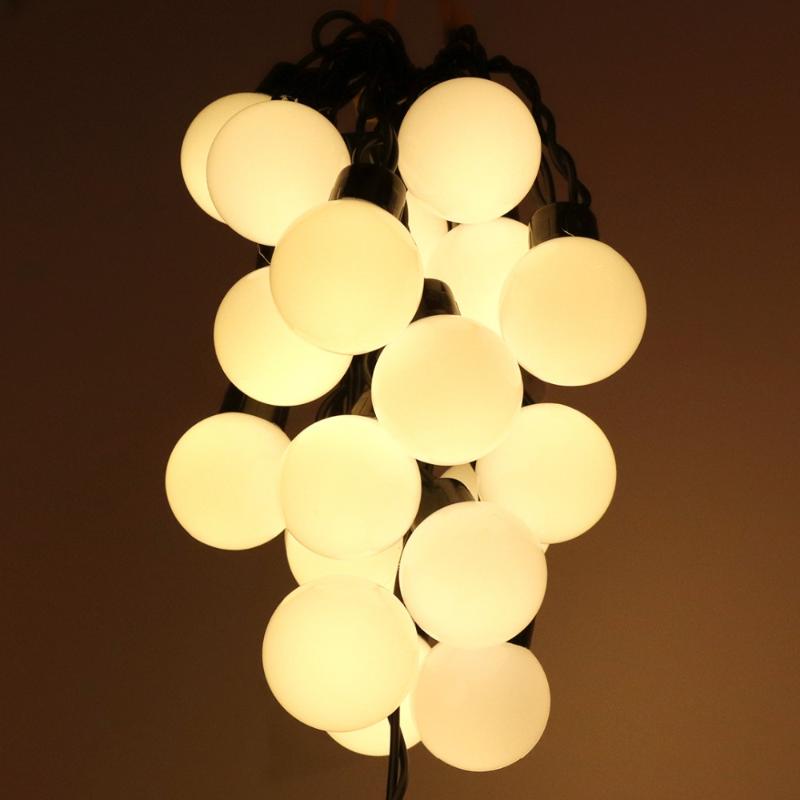LED Garden Light 4.8m String Lights 220V EU Plug 20 Bulbs Wedding Party Lighting Fairy Garland Outdoor Patio Decoration KQ
LED Garden Light 4.8m String Lights 220V EU Plug 20 Bulbs Wedding Party Lighting Fairy Garland Outdoor Patio Decoration KQ
