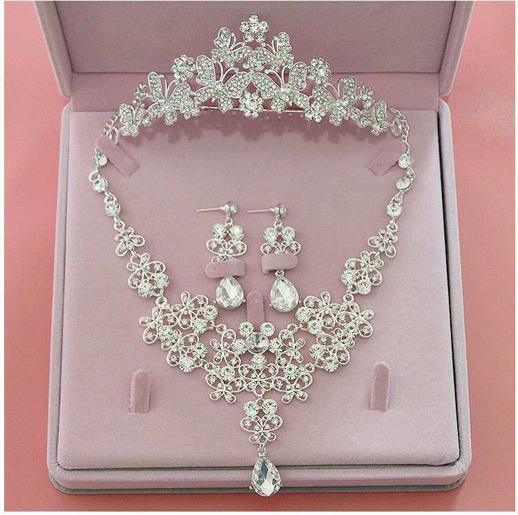 Headpieces Bling Set Crowns Necklace Earrings Alloy Crystal Sequined Bridal Jewelry Accessories Wedding Headpieces Hair
Headpieces Bling Set Crowns Necklace Earrings Alloy Crystal Sequined Bridal Jewelry Accessories Wedding Headpieces Hair
