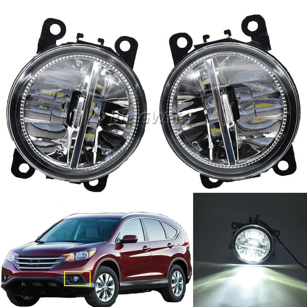 1pair(Left+Right) Fog Light Assembly Super Bright LED Fog Lamp For Honda CR-V CRV 2.4L L4 2012 2013 2014 with H11 interface
1pair(Left+Right) Fog Light Assembly Super Bright LED Fog Lamp For Honda CR-V CRV 2.4L L4 2012 2013 2014 with H11 interface