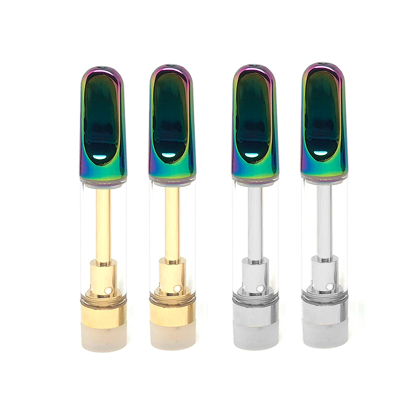Rainbow Gold Vape Pen Cartridges 0.5ml 1.0ml Thick Oil Glass Atomizer Ceramic Coil Tank Vaporizer
Rainbow Gold Vape Pen Cartridges 0.5ml 1.0ml Thick Oil Glass Atomizer Ceramic Coil Tank Vaporizer