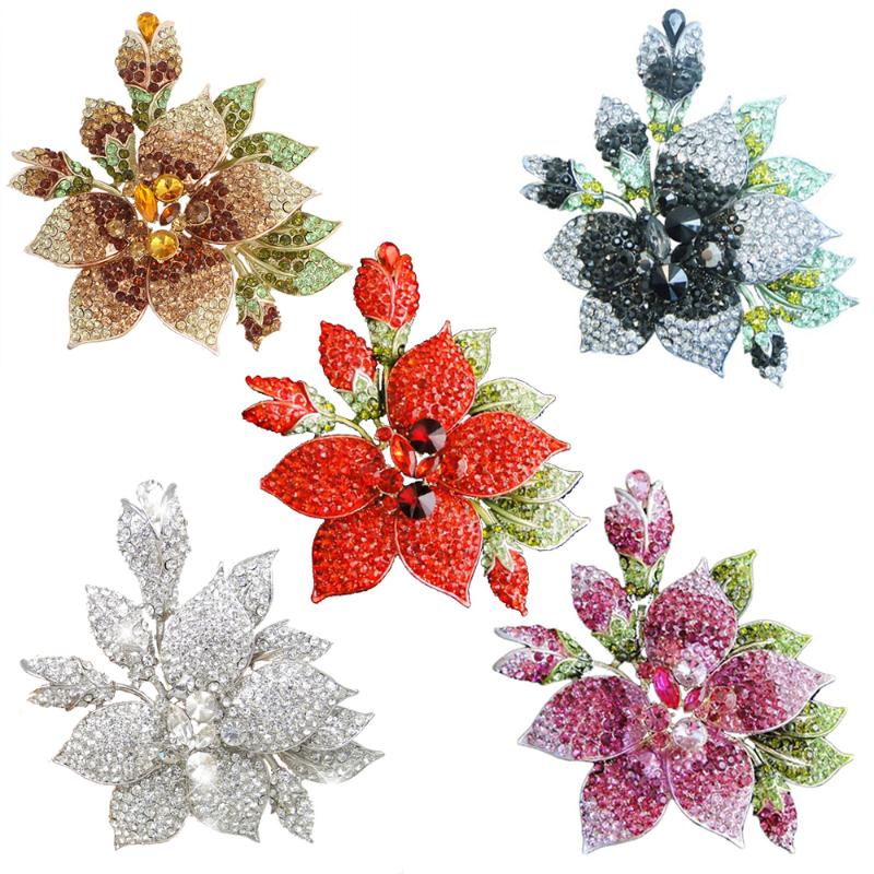 Pins, Brooches Luxurious Rhinestone Orchid Flower Leaves Brooch Pin Australian Crystal Plant Broach For Women Wedding Party Jewelry, Gray
Pins, Brooches Luxurious Rhinestone Orchid Flower Leaves Brooch Pin Australian Crystal Plant Broach For Women Wedding Party Jewelry, Gray