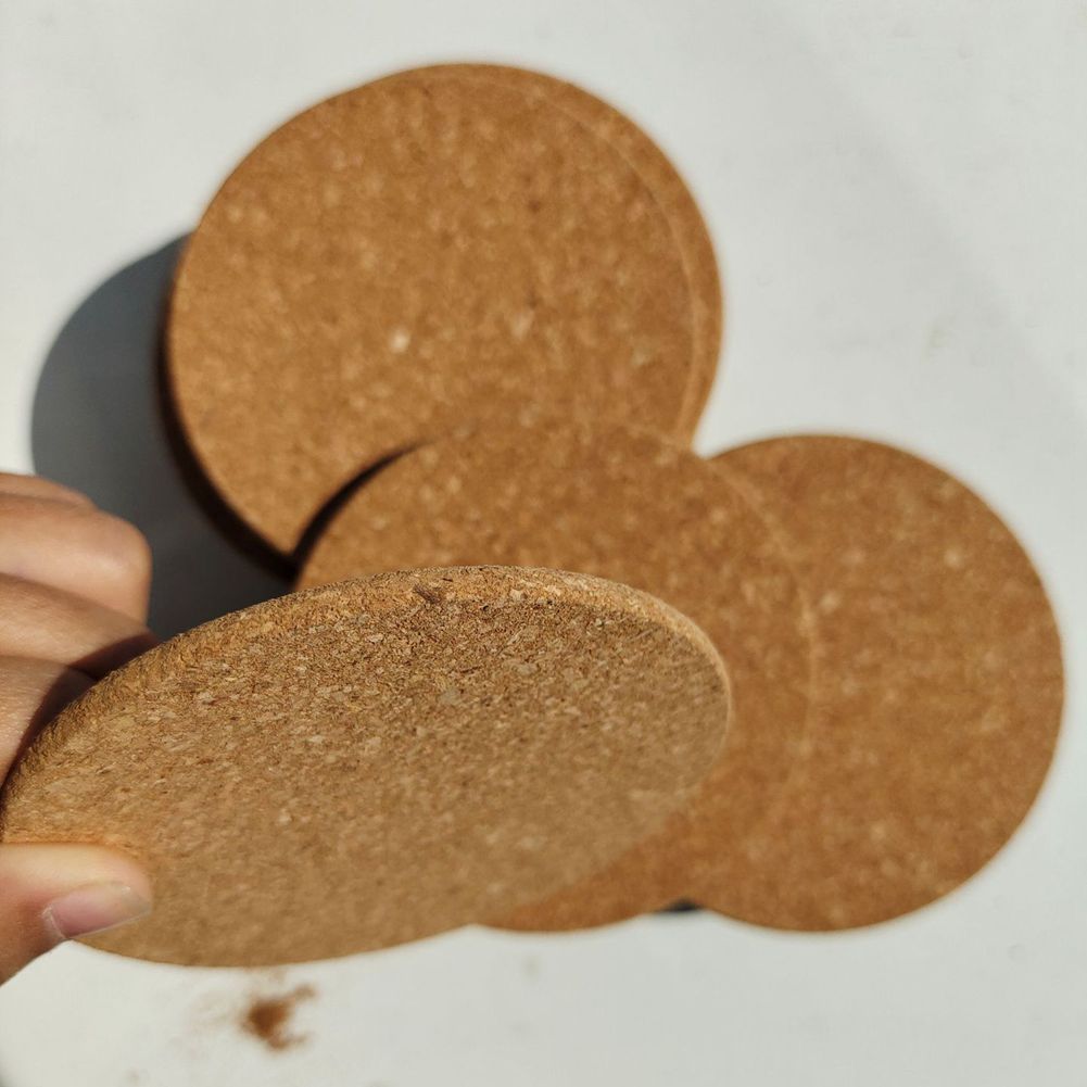 100pcs Cork Coasters Round Edge 1001005mm Mats Pads Wooden CorkCoaster 101005cm Wood Plant CoasterAbsorbent Corked Mat Boar6398683