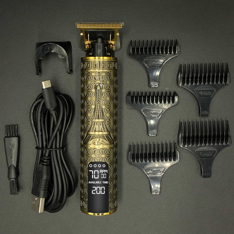 Electric shaver Razor men's beard trimmer hair clipper face hair trimmer razor for facial cleaning T type blade clipper P0817