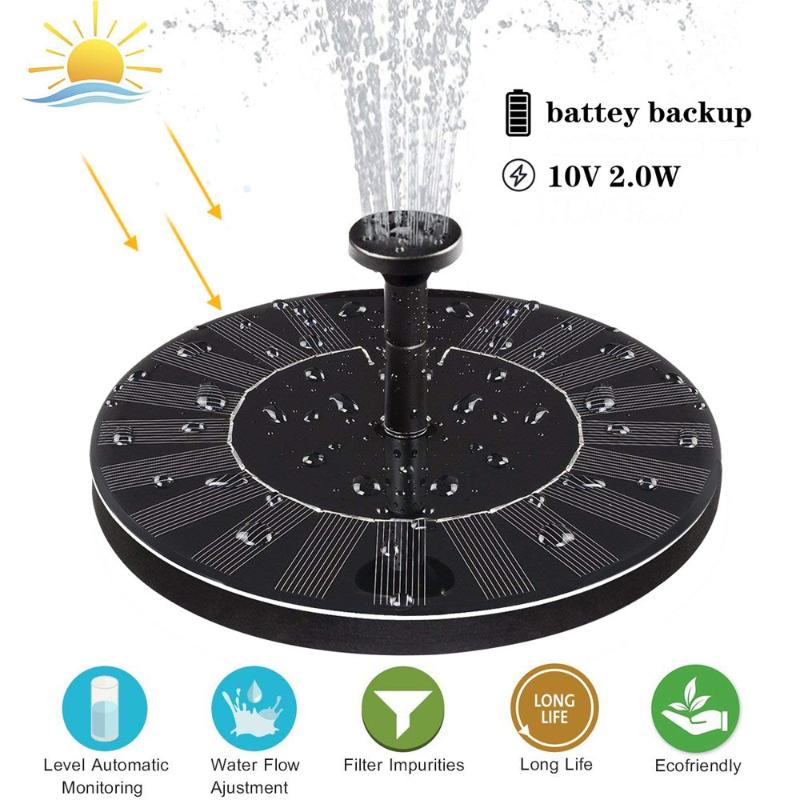 Upgraded Solar Fountain Solar Fountain Pu-mp With Battery Backup Panel Kit Strong pressure high water flower
Upgraded Solar Fountain Solar Fountain Pu-mp With Battery Backup Panel Kit Strong pressure high water flower