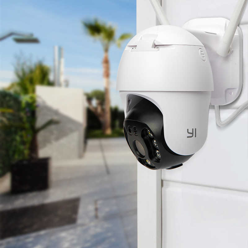 PTZ YI Wifi Outdoor Camera 1080P Digital Zoom AI Human Auto Tracking Wireless IP Camera Color Night Vision Security CCTV Camera2216991 2216991