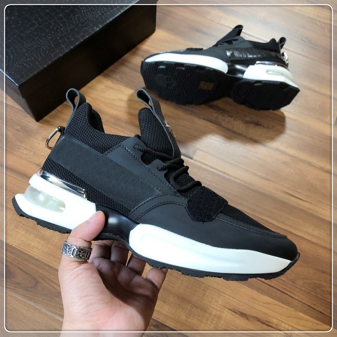 High quality designer low-top men's shoes fashion luxury outdoor casual lace-up brand sneakers size 38-45