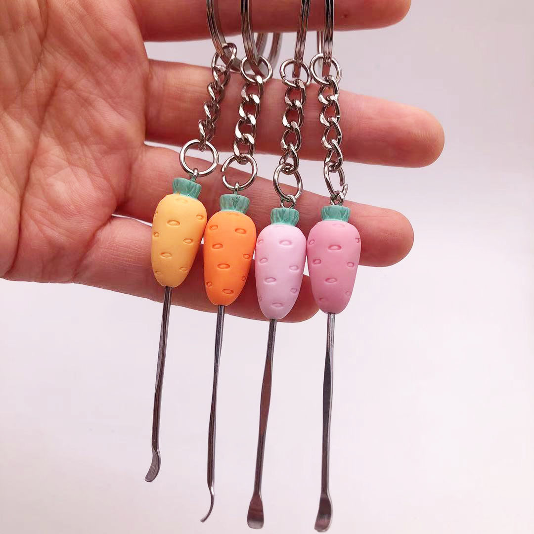10Pieces/Lot Creative cute carrot ear pick keychain easy to carry ladies bags mens car key ring pendant small gifts
10Pieces/Lot Creative cute carrot ear pick keychain easy to carry ladies bags mens car key ring pendant small gifts