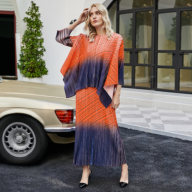 2021 New Autumn Winter Pleated Raiow Plus Size Women Sleeveless Bat Sleeve Two Piece High Fashion Indie Clothes 38ic, Blue
2021 New Autumn Winter Pleated Raiow Plus Size Women Sleeveless Bat Sleeve Two Piece High Fashion Indie Clothes 38ic, Blue