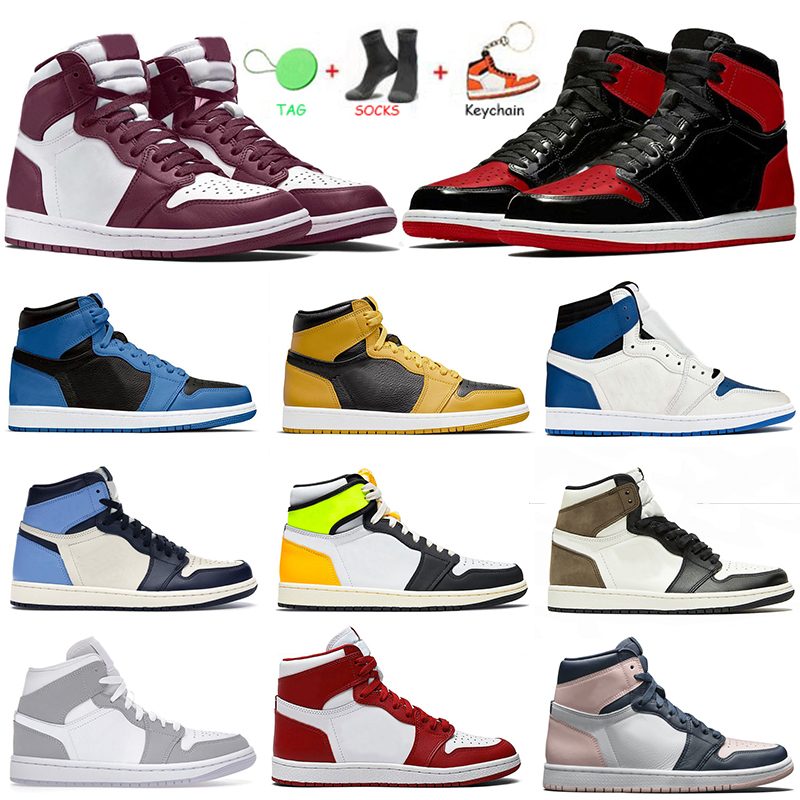 Newest Mens Women University Blue Jumpman 1 1s Basketball Shoes New beginnings High Dark Mocha UNC Light Smoke Grey Chicago patent bred Designer sneakers, A16 new beginnings 36-46
Newest Mens Women University Blue Jumpman 1 1s Basketball Shoes New beginnings High Dark Mocha UNC Light Smoke Grey Chicago patent bred Designer sneakers, A16 new beginnings 36-46