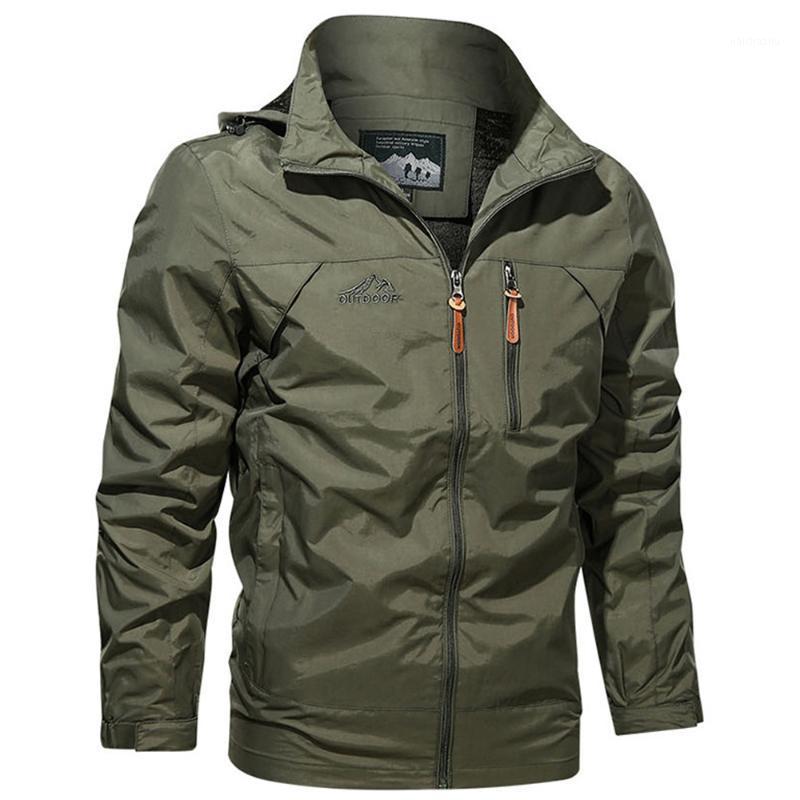 Men's Jackets Men Windproof Military Tactical Jacket Hiking Camping Coat Autumn Winter Warm Sport Outwear Solid Casual Long Sleeve Zipper To, Black 
Men's Jackets Men Windproof Military Tactical Jacket Hiking Camping Coat Autumn Winter Warm Sport Outwear Solid Casual Long Sleeve Zipper To, Black