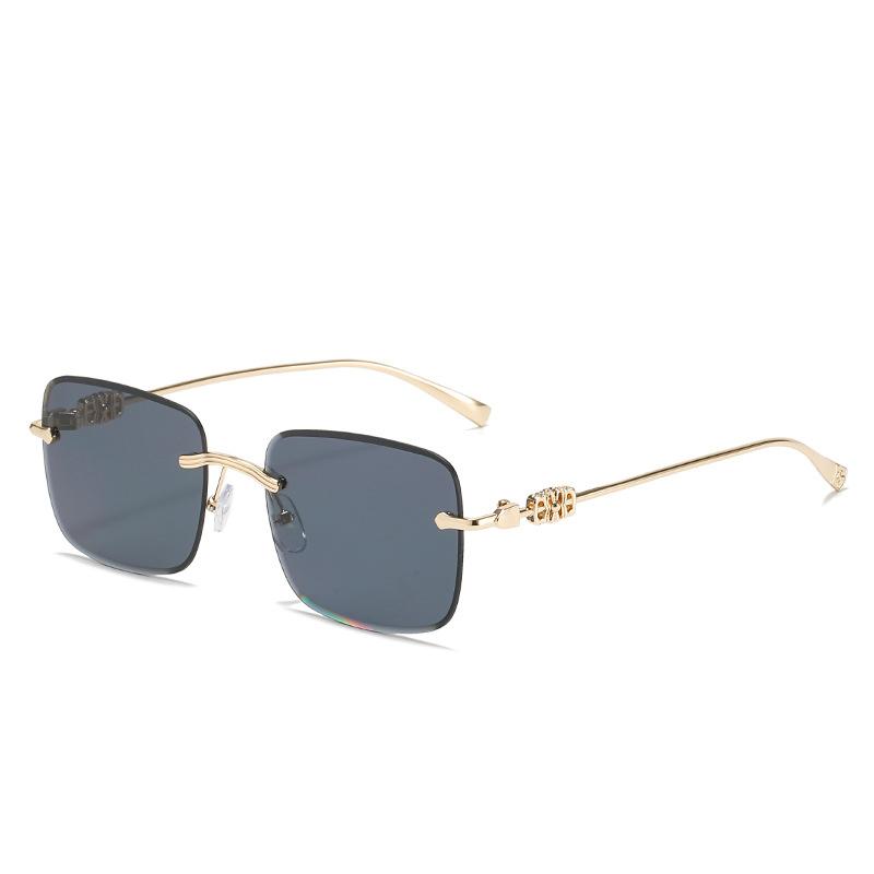 Sunglasses Rimless Cutting Lens Personality Vintage Women Trend Metal Shade Sun Glasses UV Protection UV400
Sunglasses Rimless Cutting Lens Personality Vintage Women Trend Metal Shade Sun Glasses UV Protection UV400