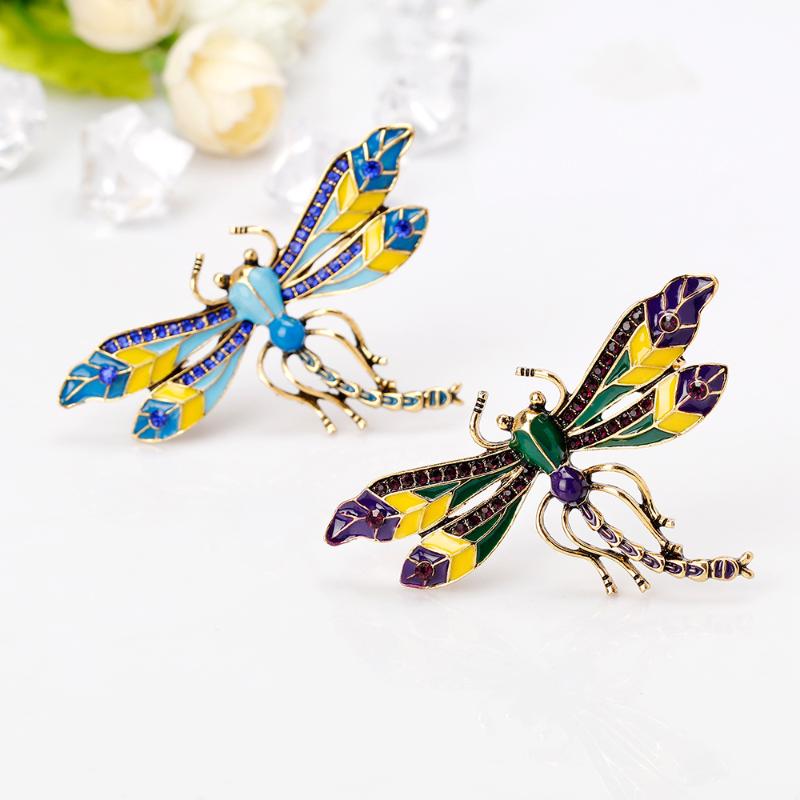 Pins, Brooches Colorful Enamel Dragonfly For Women And Men Metal Animal Insects Weddings Banquet Party Brooch Pins Gifts AL277 
Pins, Brooches Colorful Enamel Dragonfly For Women And Men Metal Animal Insects Weddings Banquet Party Brooch Pins Gifts AL277