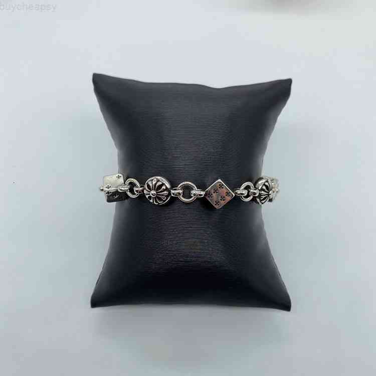Bracelet Fashion Designer Luxury Ch\Hearts Jewelry the Same 2021 Style High Version Pure Crow Heart Men's Personality Punk Dice Cross H, Golden;silver
Bracelet Fashion Designer Luxury Ch\Hearts Jewelry the Same 2021 Style High Version Pure Crow Heart Men's Personality Punk Dice Cross H, Golden;silver
