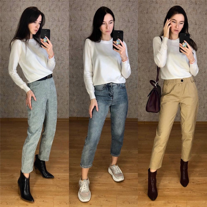 GCAROL New O Neck Women 30% Wool Sweater Candy Jumper Casual Stretch Fall Winter Basic Render Knit Pullover S-3XL 210218