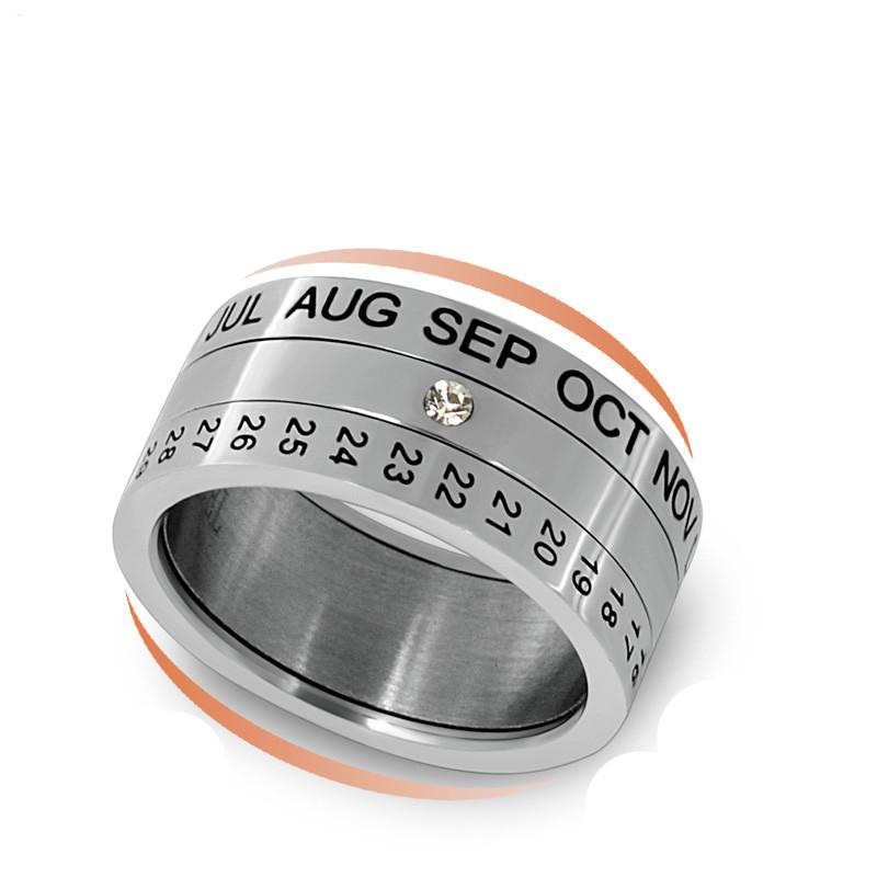 Cluster Rings 9mm Number And Month Letter Rotatable For Men Anillos Titanium Stainless Steel Punk Party Ring Jewelry
Cluster Rings 9mm Number And Month Letter Rotatable For Men Anillos Titanium Stainless Steel Punk Party Ring Jewelry
