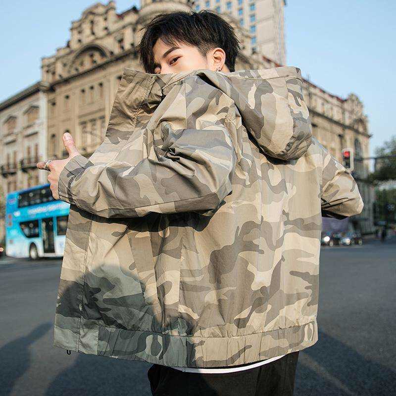 Men's Jacket 2020 Fashion Trend Wild Shirt Tide Brand Spring and Autumn Casual Tooling Jacket Windbreaker Jackets X0621, Blue
Men's Jacket 2020 Fashion Trend Wild Shirt Tide Brand Spring and Autumn Casual Tooling Jacket Windbreaker Jackets X0621, Blue