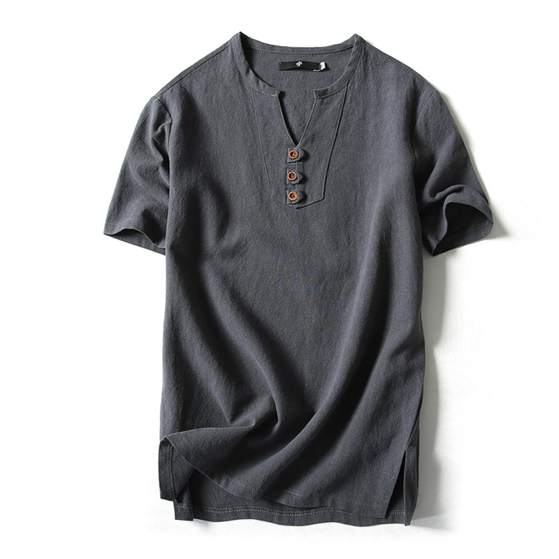 2021 New t Shirt Summer Men Cotton Tshirts Casual Short Sleeve Chinese Style Vintage v Neck Tees Plus Size Oversize Black White Tops 1n7g, Gray-blue
2021 New t Shirt Summer Men Cotton Tshirts Casual Short Sleeve Chinese Style Vintage v Neck Tees Plus Size Oversize Black White Tops 1n7g, Gray-blue