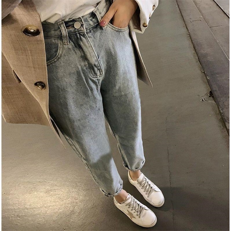 2021 new autumn and winter loose high-waist ankle-length ripped knee holes jeans korean students harun dad pants female w9bt, Blue
2021 new autumn and winter loose high-waist ankle-length ripped knee holes jeans korean students harun dad pants female w9bt, Blue