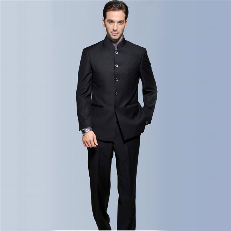 2021 New Blazer Black Chinese Stly Mens Stand Collar Leader Clothing Male Embroidery Dragon Totem Tang Suit Two Piece Set 4mlr, Black style 2
2021 New Blazer Black Chinese Stly Mens Stand Collar Leader Clothing Male Embroidery Dragon Totem Tang Suit Two Piece Set 4mlr, Black style 2