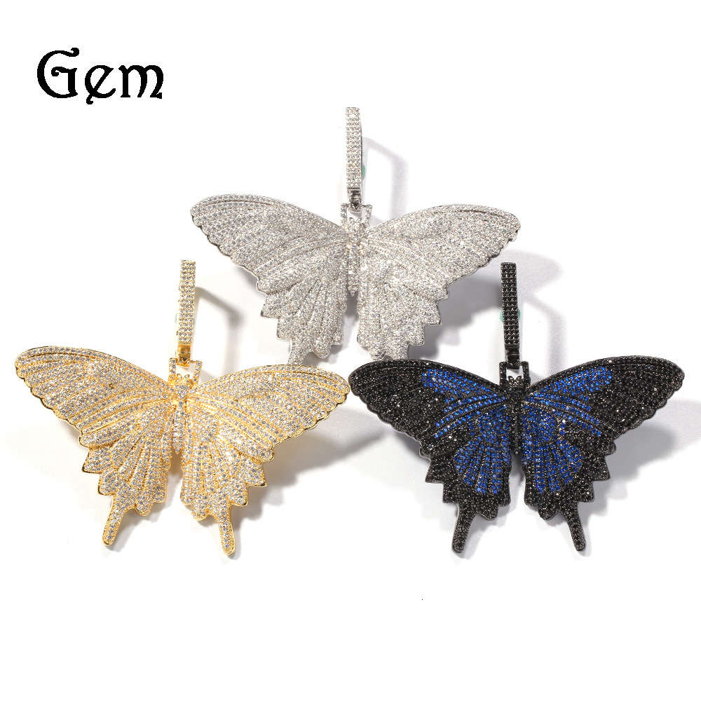 Hip hop new zircon Butterfly Pendant Fashion Silver Butterfly Pendant sweater chain
Hip hop new zircon Butterfly Pendant Fashion Silver Butterfly Pendant sweater chain