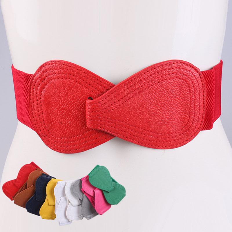 Belts Female Waist Belt Lady Bow Waistbands Fashion Red Elastic Waistband Solid Black White Yellow Wide Faux Leather Corset, Black;brown
Belts Female Waist Belt Lady Bow Waistbands Fashion Red Elastic Waistband Solid Black White Yellow Wide Faux Leather Corset, Black;brown